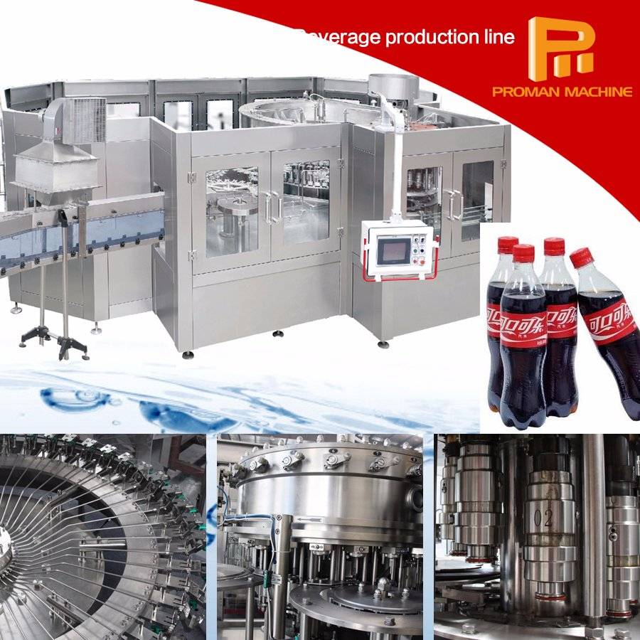 3-in-1 Automatic Soda Water&Carbonated Drinks Filling Machine