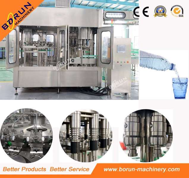 Turnkey Project for Mineral Pure Beverage Water Filling Bottling Machine